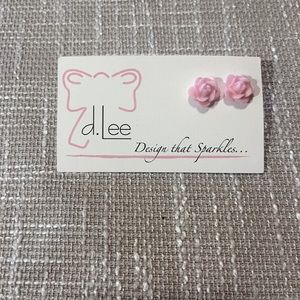 Handmade Vintage Style Rosebud Earrings